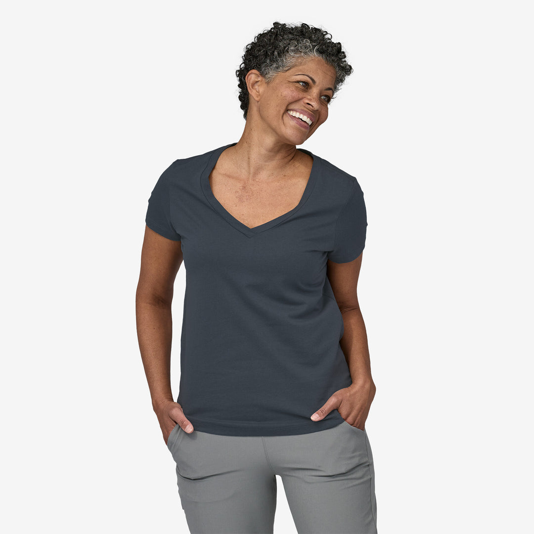 WOMEN'S SIDE CURRENT TEE