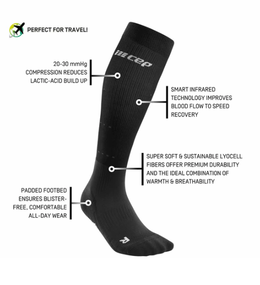 MEN'S INFRARED RECOVERY COMPRESSION SOCKS